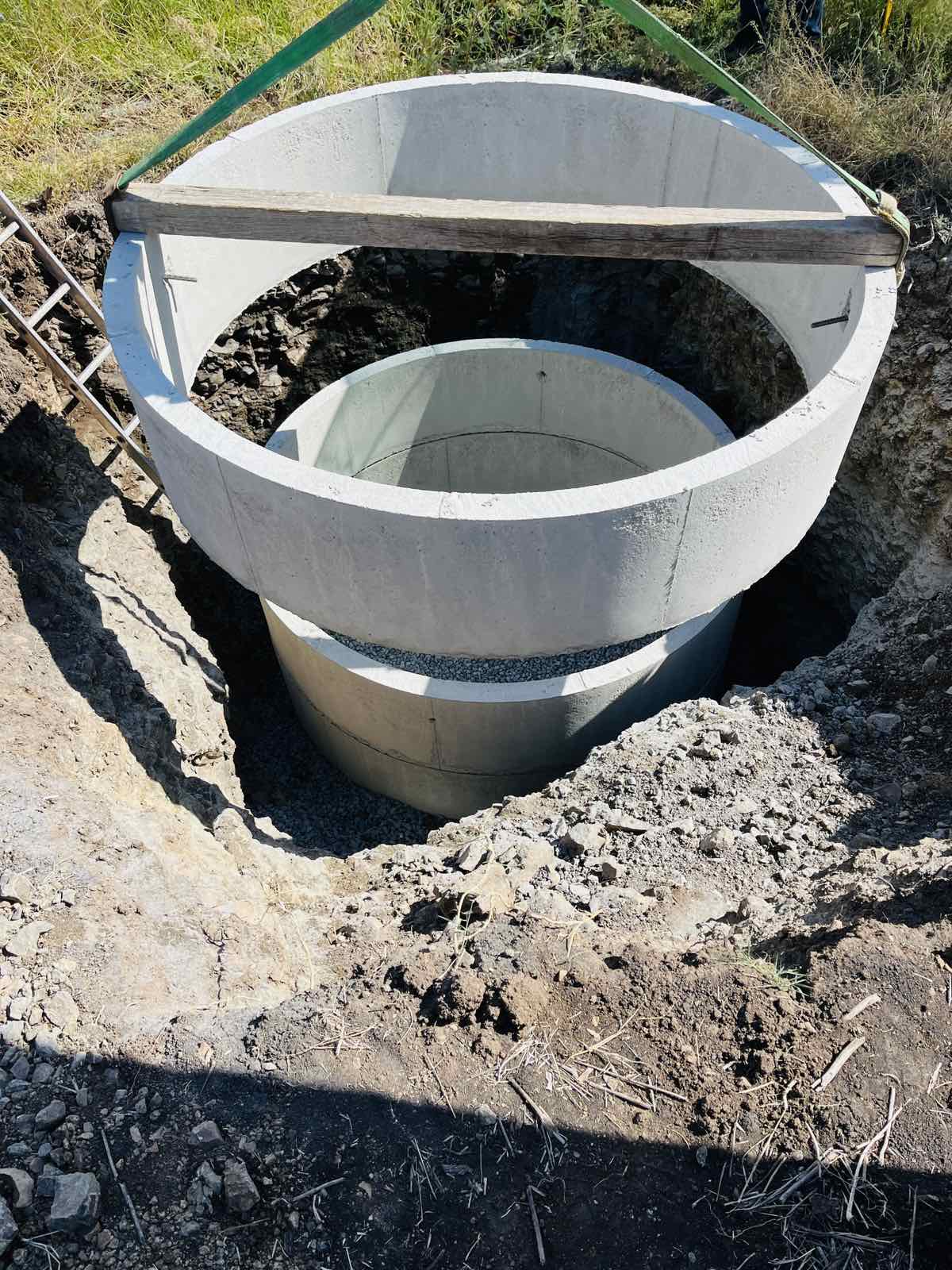 от 1.5 куб до 18 куб Яма с бетонни пръстени