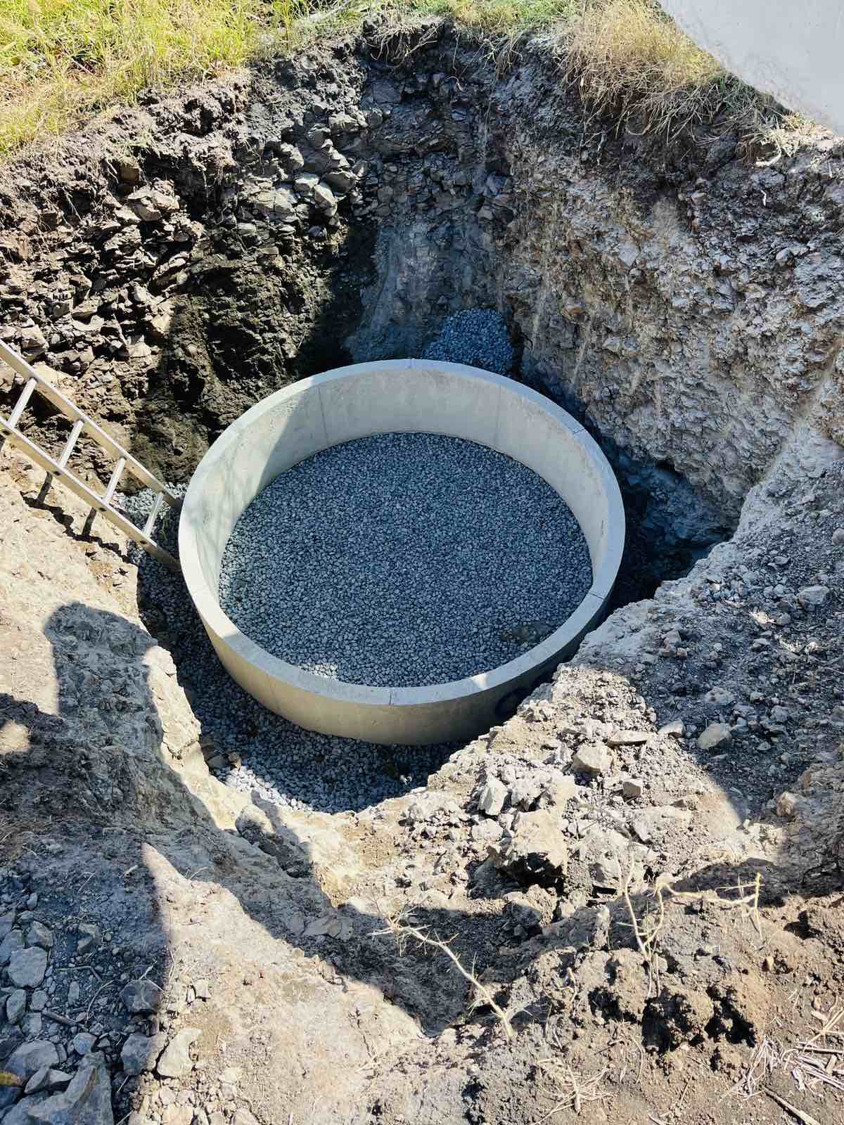от 1.5 куб до 18 куб Яма с бетонни пръстени